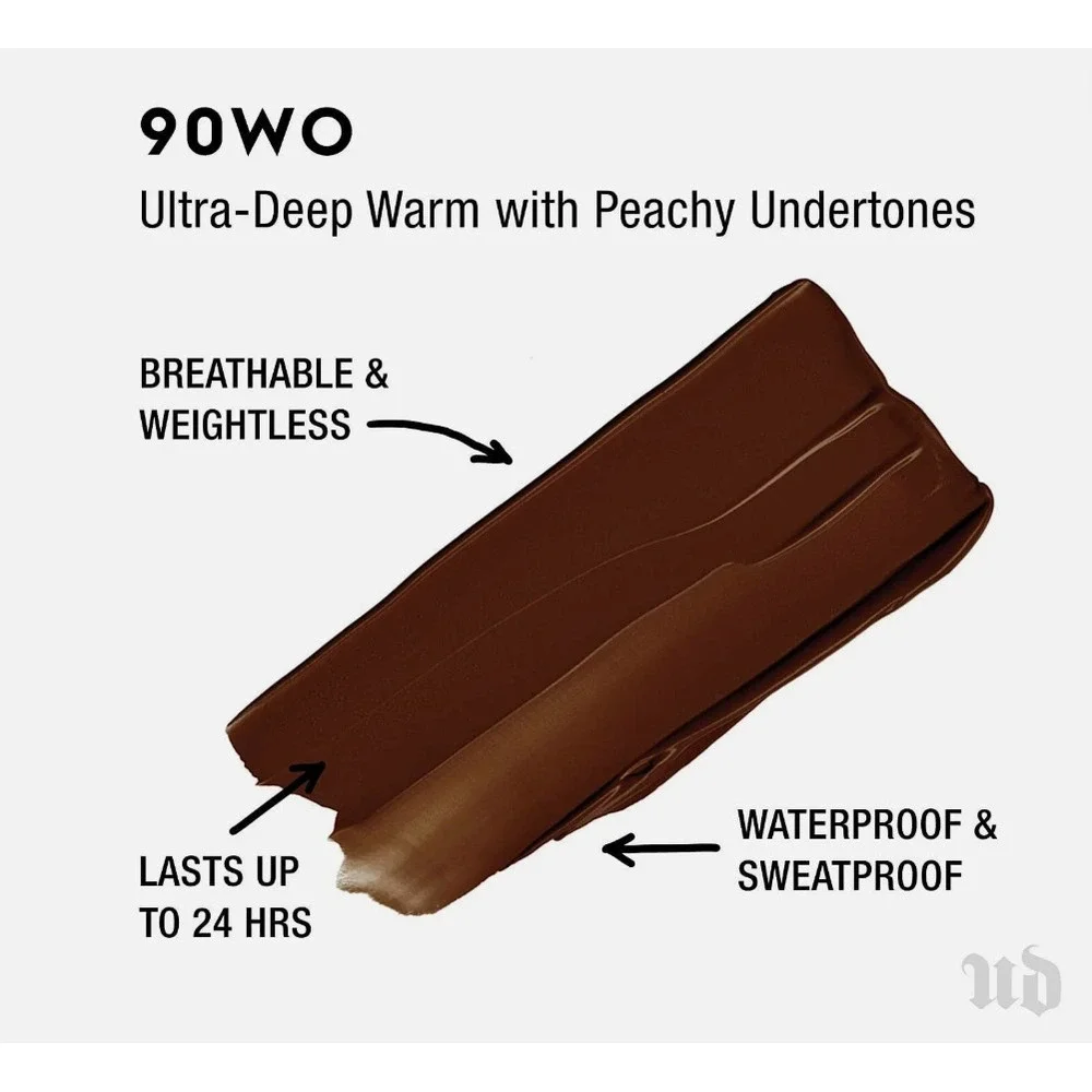 Urban Decay Stay Naked Weightless‎ Liquid Foundation 90WO Ultra-Deep Warm 1.0 oz